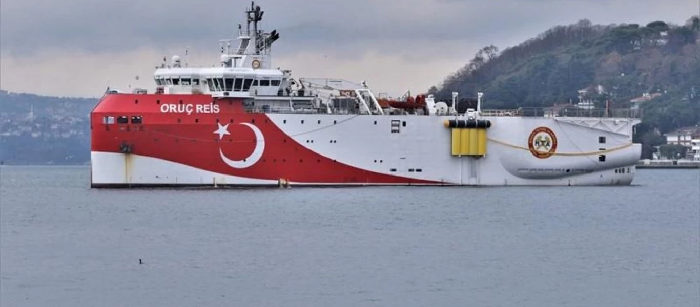 «Εδεσε» στην Αττάλεια το τουρκικό ερευνητικό «Ορούτς Ρέις» - Ετοιμάζεται για έρευνες επί της ελληνικής υφαλοκρηπίδας